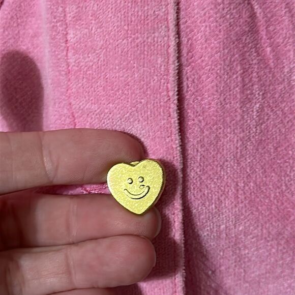 Adorable Lazy Oaf Pink Velvet Dress - Picture 6 of 12